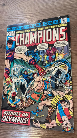 The Champions #3 - Marvel Comics - 1976