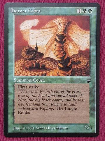 "Hornet Cobra" - Magic The Gathering Card - Legends