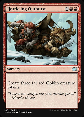 "Hordeling Outburst" - Magic The Gathering - DDT