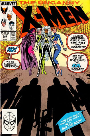The Uncanny X-Men #244 - Marvel Comics - 1989 - 1st App. Jubilee