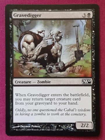 "Gravedigger" x4 - Magic The Gathering Card - M10 - 4-Card Playset