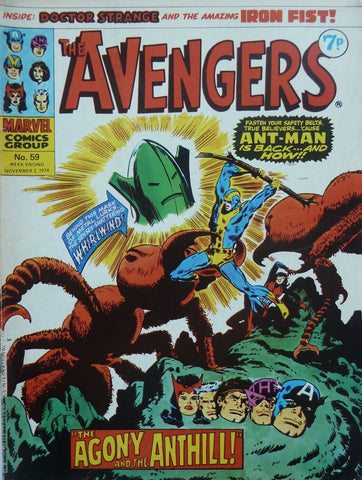 The Avengers #59 - Marvel Comics / British - 1974