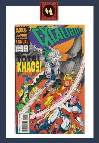 Excalibur Annual #1 - Marvel Comics - 1993 + Trading Card