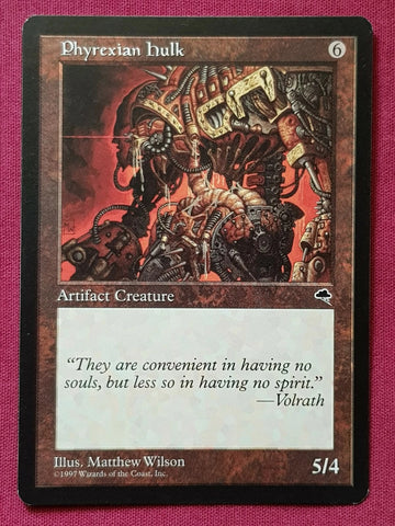 "Phyrexian Hulk" - Magic The Gathering Card - Tempest
