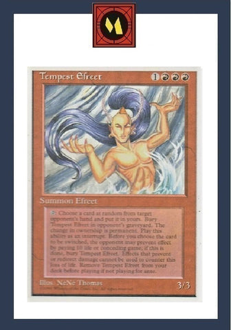 "Tempest Efreet" - Magic The Gathering - 4th Edition