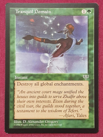"Tranquil Domain" - Magic The Gathering Card - Mirage