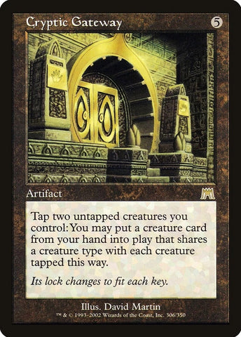 "Cryptic Gateway" - Magic The Gathering Card - Onslaught