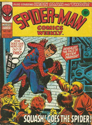 Spider-Man Comics Weekly #150 - Marvel / British - 1975