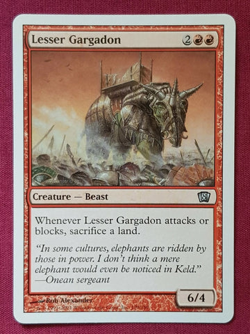 "Lesser Gargadon" - Magic The Gathering Card - 8th Edition