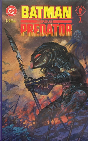 Batman Versus Predator #1 - DC Comics - 1992 - Predator Cover