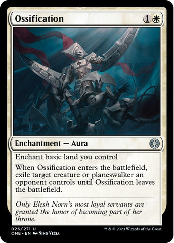 "Ossification" - Magic The Gathering Card - Phyrexia