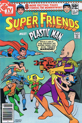 Super Friends #36 - DC Comics - 1979 - Meet Plastic Man!