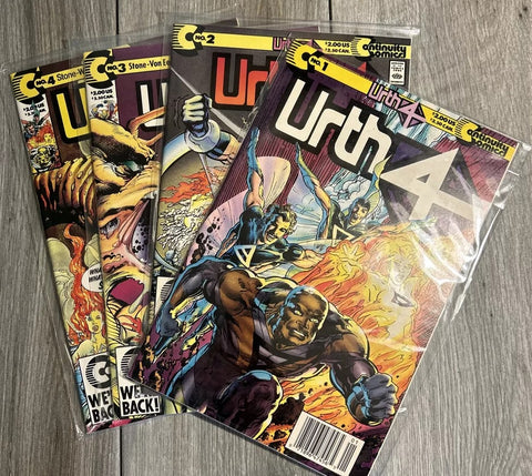 Urth 4 #1 - #4 (4x Comics RUN) - Continuity Comics - 1988