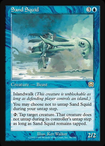 "Sand Squid" - Magic The Gathering Card - Mercadian Masques