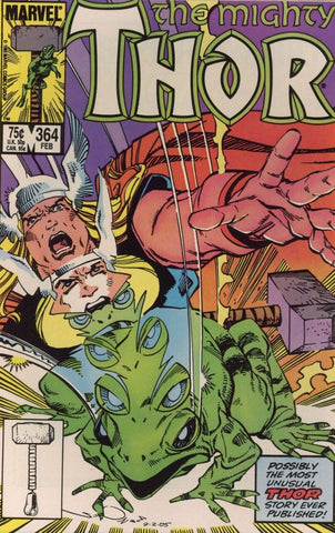 The Mighty Thor #364 - Marvel Comics - 1985 - 1st App. Throg