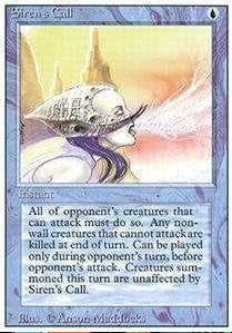 "Siren's Call" -  Magic The Gathering - Revised