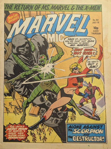 Marvel Comic #351 - Marvel Comics/British - 1979