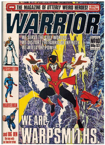 Warrior #10 - Quality Magazines - 1983