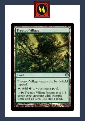 "Treetop Village" - Magic The Gathering Card - Duel Decks