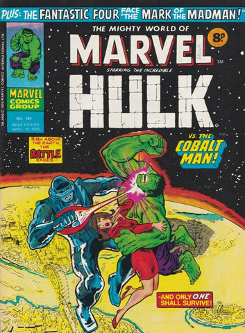 Mighty World of Marvel #184 - Marvel Comics - 1976