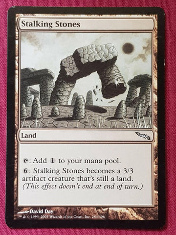 "Stalking Stones" x4 - Magic The Gathering Card - Mirrodin - 4-Card Playset