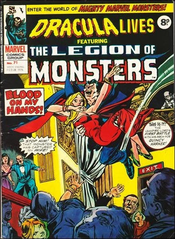 Dracula Lives #71 - Marvel Comics / British - 1976