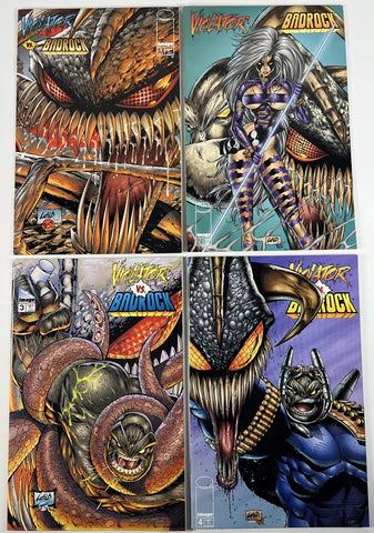 Violator Vs. Badrock #1 2 3 4 (Set) - Image Comics - 1995