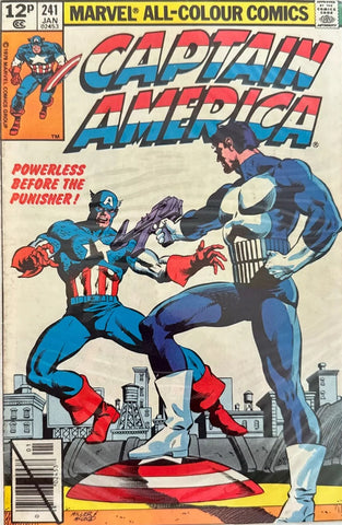 Captain America #241 - Marvel Comics - 1979 - 1st Cap vs Punisher