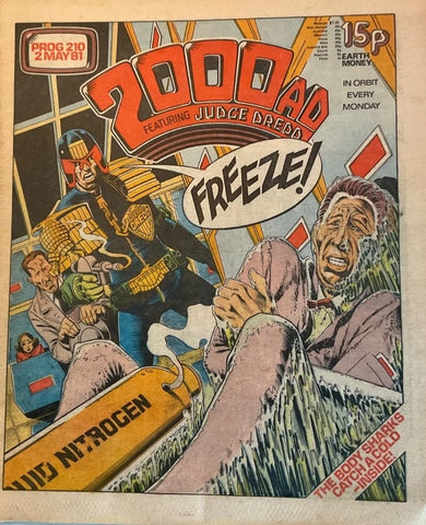2000AD Comic Prog #210 - #214 (5x Comics RUN) - 1981