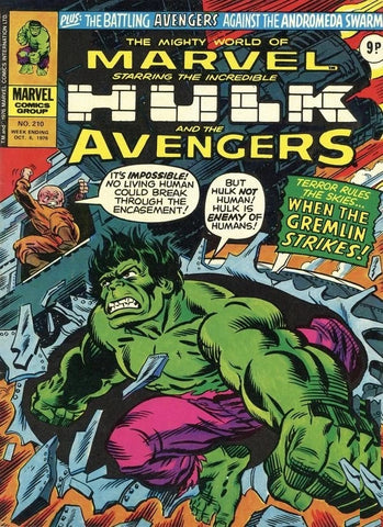 Mighty World of Marvel #210 - Marvel Comics/British - 1976