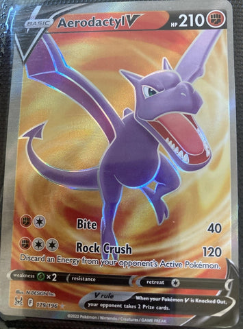 "Aerodactyl" 179/196 Lost Origin - Pokémon Card - Holo