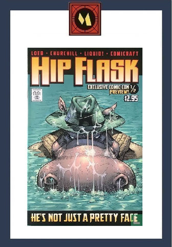 Hip Flask 1/2 Comic Con Preview 1998 + Poster