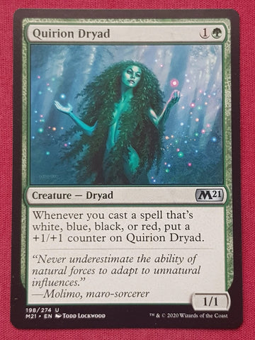 "Quirion Dryad" - Magic The Gathering - M21