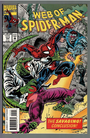 Web of Spider-Man #111 - Marvel Comics - 1994