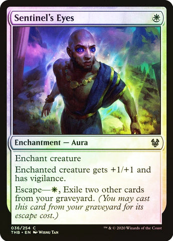 "Sentinel's Eyes" FOIL - Magic The Gathering Card - Theros Beyond Death