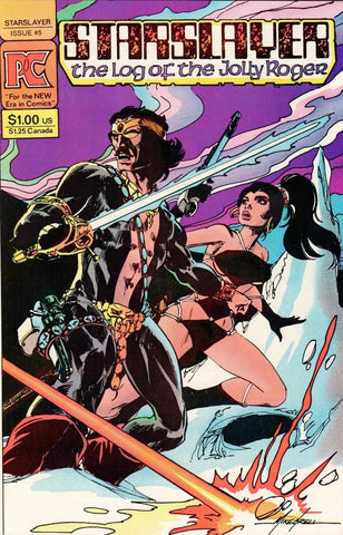 Starslayer: Log of the Jolly Roger #5 - Pacific Comics - 1982