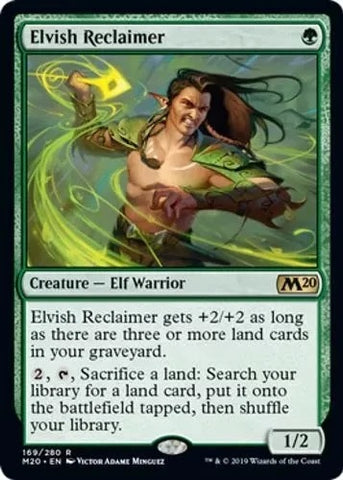 "Elvish Reclaimer" - Magic The Gathering Card - M20