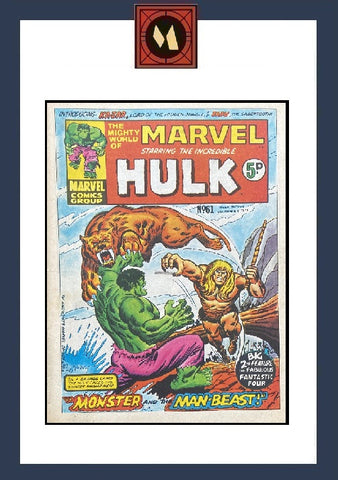 Mighty World of Marvel #61 - Marvel Comics / British - 1974