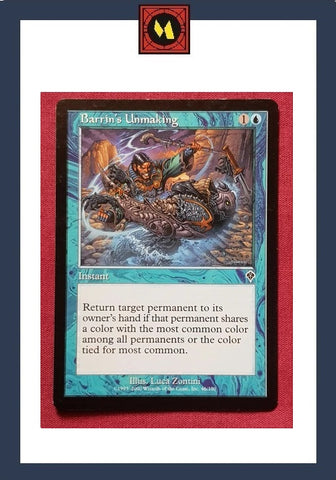 "Barrin's Unmaking" - Magic The Gathering Card - Invasion