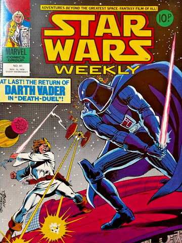 Star Wars Weekly #41 42 43 (3x Comics) - Marvel/British - 1978