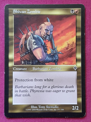 "Shivan Zombie" x4 - Magic The Gathering Card - Invasion - 4-Card Playset