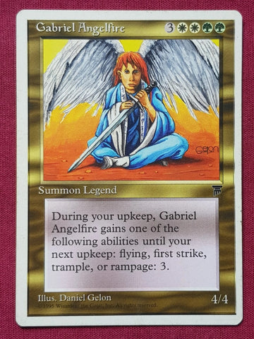 "Gabriel Angelfire" - Magic The Gathering Card - Chronicles