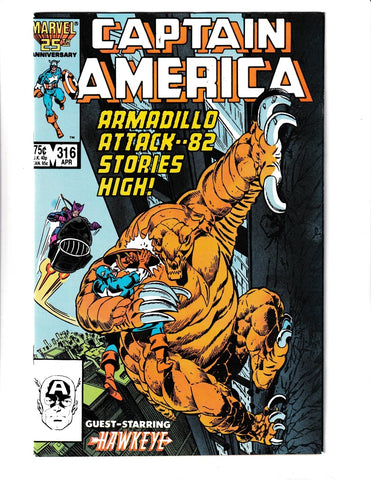 Captain America #316 - Marvel Comics - 1985
