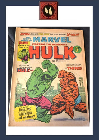 Mighty World of Marvel #49 - Marvel Comics / British - 1973