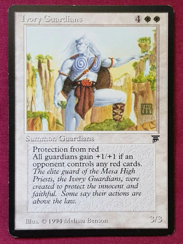 "Ivory Guardians" - Magic The Gathering Card -  Legends