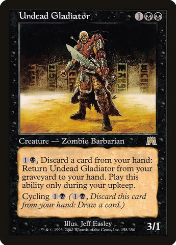"Undead Gladiator" - Magic The Gathering - Onslaught