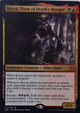 Kroxa Titan Of Death’s Hunger - MTG Magic the Gathering Card - Mythic Rare