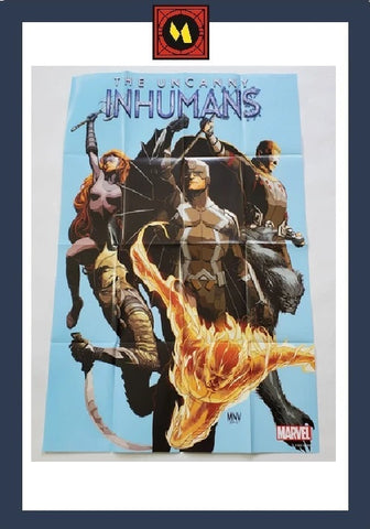 Uncanny Inhumans 36x24 Poster - Marvel - 2015 - Unused, Folded
