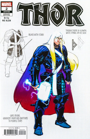 Thor #2 (LGY #728) - Marvel Comics - 2020 - Nic Klein Design Variant