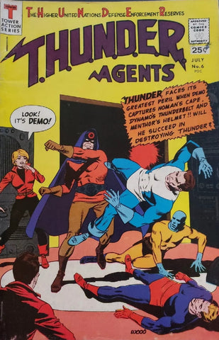 T.H.U.N.D.E.R. Agents #6 - Tower Action Series - 1966